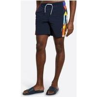 Nautica Mens Swim Shorts Pietro 7" Short Dark Navy