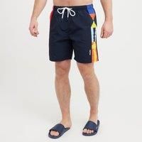 Nautica Mens Swim Shorts Pietro 7" Short Dark Navy