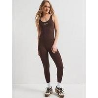 Ellesse Womens Breve Jumpsuit - Brown