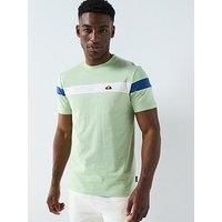 Ellesse Caserio 7433 Contrast Panel Half-Sleeve T-Shirt