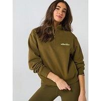 Ellesse Womens Very Exclusive Whitbeck Sweatshirt And Legging Set - Khaki