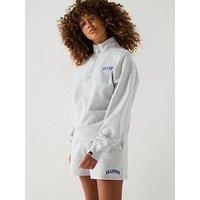 Ellesse Womens Very Exclusive Gientra Sweatshirt & Short Set - Grey