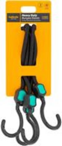 Halfords Essentials Heavy Duty Bungee Elastic 80Cm X2
