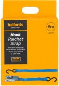 Halfords 5M Hook Ratchet Strap