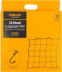 Halfords 12 Hook Luggage Net