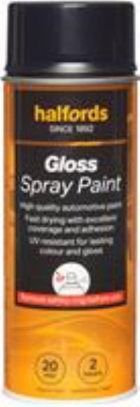 Halfords S3-020 Blue Gloss Car Spray Paint - 400Ml