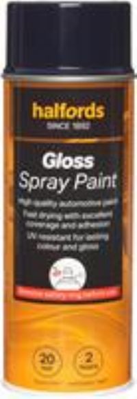 Halfords S3-040 Blue Gloss Car Spray Paint - 400Ml