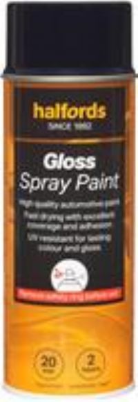 Halfords S3-010 Blue Gloss Car Spray Paint - 400Ml