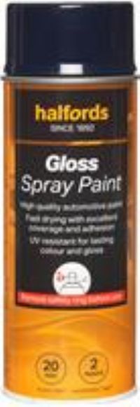 Halfords S3-060 Blue Gloss Car Spray Paint - 400Ml