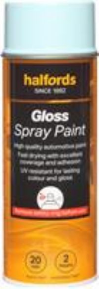 Halfords S3-470 Blue Gloss Car Spray Paint - 400Ml