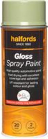 Halfords S7-070 Green Gloss Car Spray Paint - 400Ml