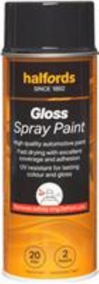 Halfords S1-140 Grey Gloss Car Spray Paint - 400Ml
