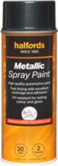 Halfords M7-010 Green Metallic Car Spray Paint - 400Ml