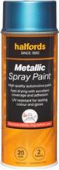 Halfords M3-560 Blue Metallic Car Spray Paint - 400Ml