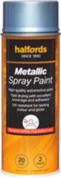 Halfords M3-590 Blue Metallic Car Spray Paint - 400Ml