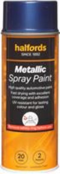 Halfords M3-360 Blue Metallic Car Spray Paint - 400Ml