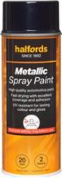 Halfords M3-040 Blue Metallic Car Spray Paint - 400Ml