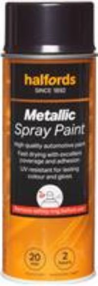 Halfords M3-070 Blue Metallic Car Spray Paint - 400Ml