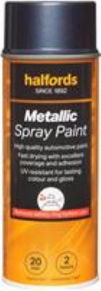 Halfords M3-300 Blue Metallic Car Spray Paint - 400Ml