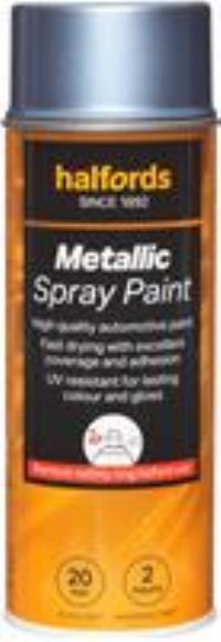 Halfords M3-580 Blue Metallic Car Spray Paint - 400Ml