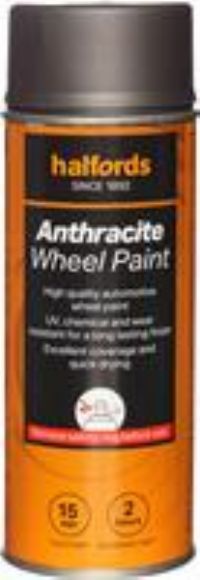 Halfords Wheel Paint Anthracite 400Ml