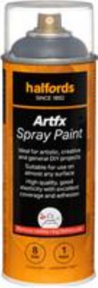Halfords Artfx Paint 400Ml Grey