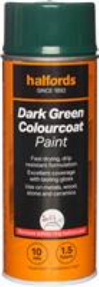 Halfords Colourcoat Dark Green 400Ml