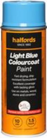 Halfords Colourcoat Light Blue 400Ml