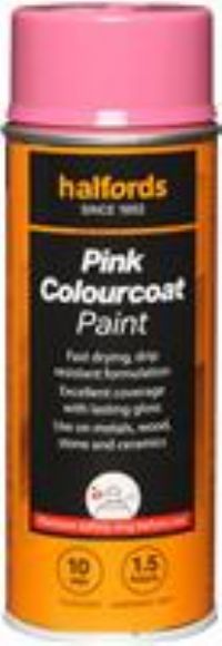 Halfords Colourcoat Candy Pink 400Ml