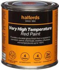 Halfords Red Brake Caliper Paint 250Ml Tin