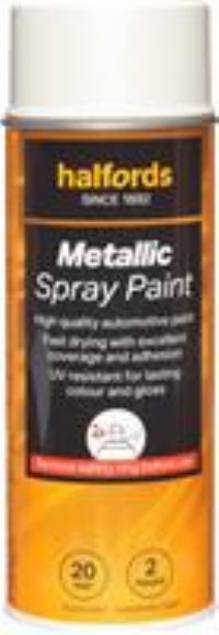Halfords M0-010 Pearl Metallic Car Spray Paint - 400Ml