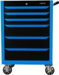 Halfords 27 inch Neon Blue 6 Drawer Cabinet