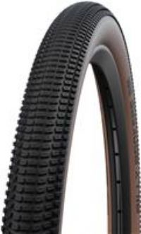 Schwalbe Billy Bonkers Performance Folding Bike Tyre, 18X2.00 Inch, Bronze Sidewall
