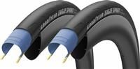 Goodyear Eagle Sport Clincher Tyre Bundle, Black 700X28C