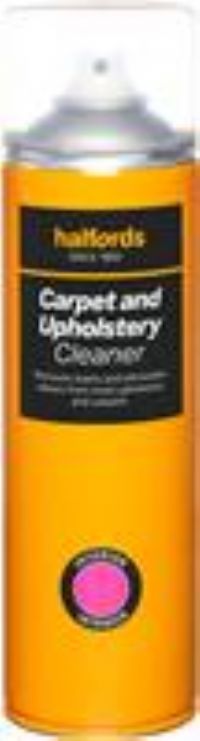 Halfords Carpet And Upholstery Cleaner Aerosol 500Ml