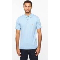 Gabicci Vintage Jackson Knit Polo Sky Ice