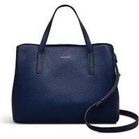 RADLEY London Dukes Place Evenfall Blue Womens Leather Medium Zip Top Grab & Cross Body Bag