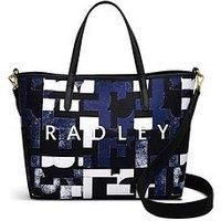 RADLEY London Southwell Gardens Abstract Geo Non Leather Fabric Grab & Crossbody Bag