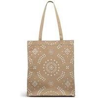 Radley Broderie Floral Medium Open Top Tote - Brown