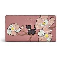 RADLEY London French Rose Womens Applique Screen Prints Coin Street Magnolia Picture Bifold Large Wallet Purse (French Rose)