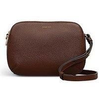 Radley Dukes Place Texture Medium Ziptop Crossbody Bag - Brown