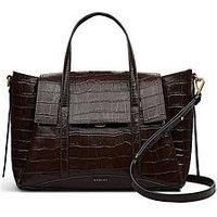 Radley The Chancery - Faux Croc Medium Flapover Grab