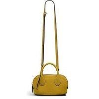 Radley The Muriel Suede Micro Ziptop Grab Bag - Ochre