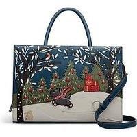 Radley An Ice Day Medium Leather Ziptop Grab