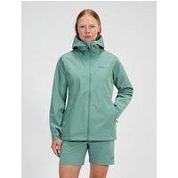 Berghaus Womens Deluge Pro 3.0 Shell Rain | Breathable Coat Durable Waterproof Adjustable Jacket, Light Terrain, 12 EU