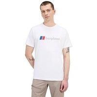 Berghaus Men/'s Front & Back T-Shirt, Pure White, L