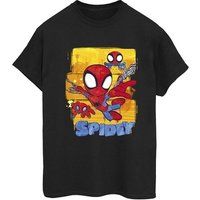 Marvel Women's Spidey And His Amazing Friends Flying Boyfriend Fit T-Shirt