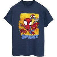 Marvel Women's Spidey And His Amazing Friends Flying Boyfriend Fit T-Shirt