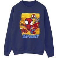 Marvel Women's Spidey And His Amazing Friends Flying Sweatshirt