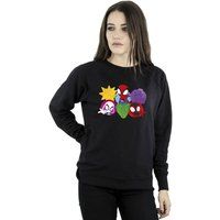 Marvel Women/'s Spidey and His Amazing Friends Faces Sweatshirt Black XX-Large